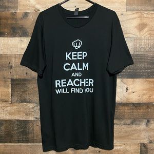 Jack Reacher Tom Cruise Movie Promo Rare T-Shirt Size L